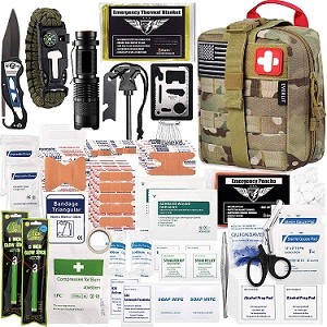 Everlit 250 Pieces Survival First Aid Kit