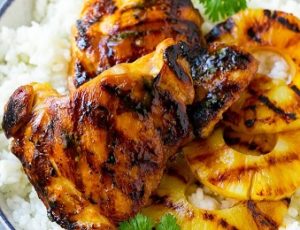 Skillet Chicken with Pineapple Slices - Survival Food Recipe
