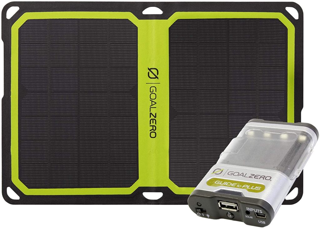 Goal Zero Guide 10 Plus Solar Recharging Kit - Solar Charger